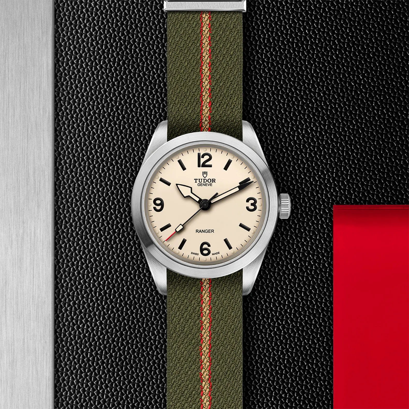 Ranger 39mm - Dune White Dial on Fabric Strap
