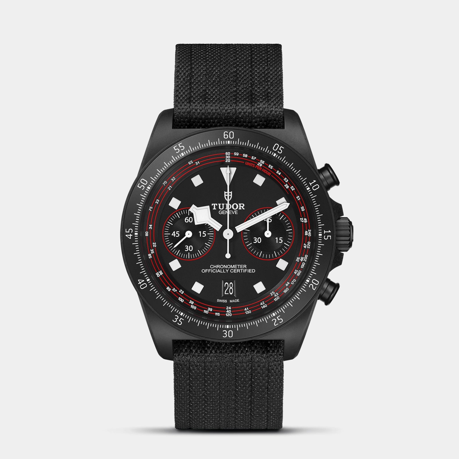 Pelagos FXD Chrono 43mm - Black Dial on Fabric Strap