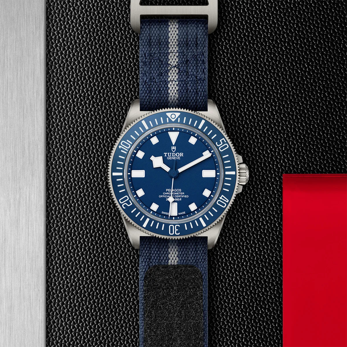 Pelagos FXD 42mm - Blue Dial on Fabric Strap