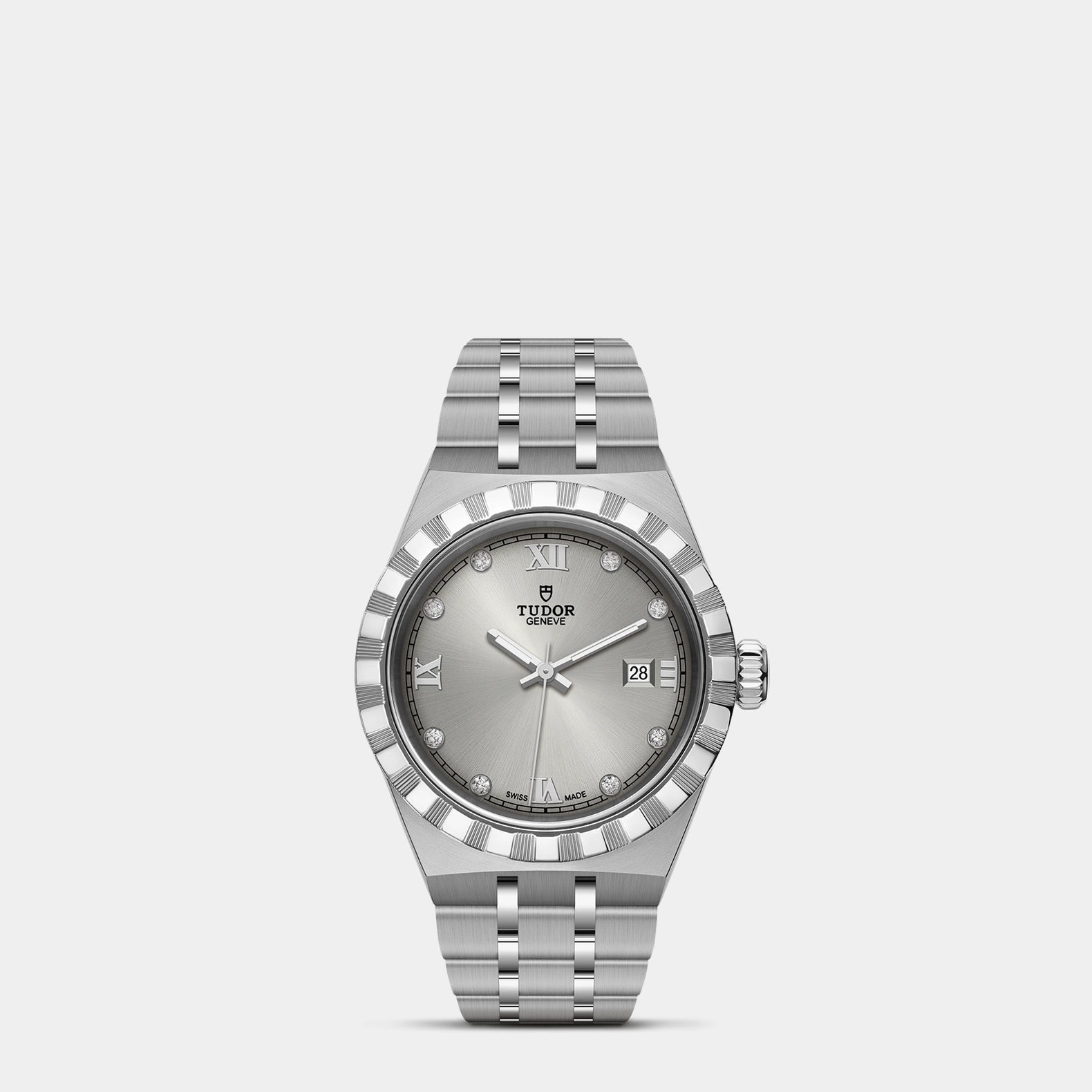TUDOR Royal 28mm - Silver Diamond Dial