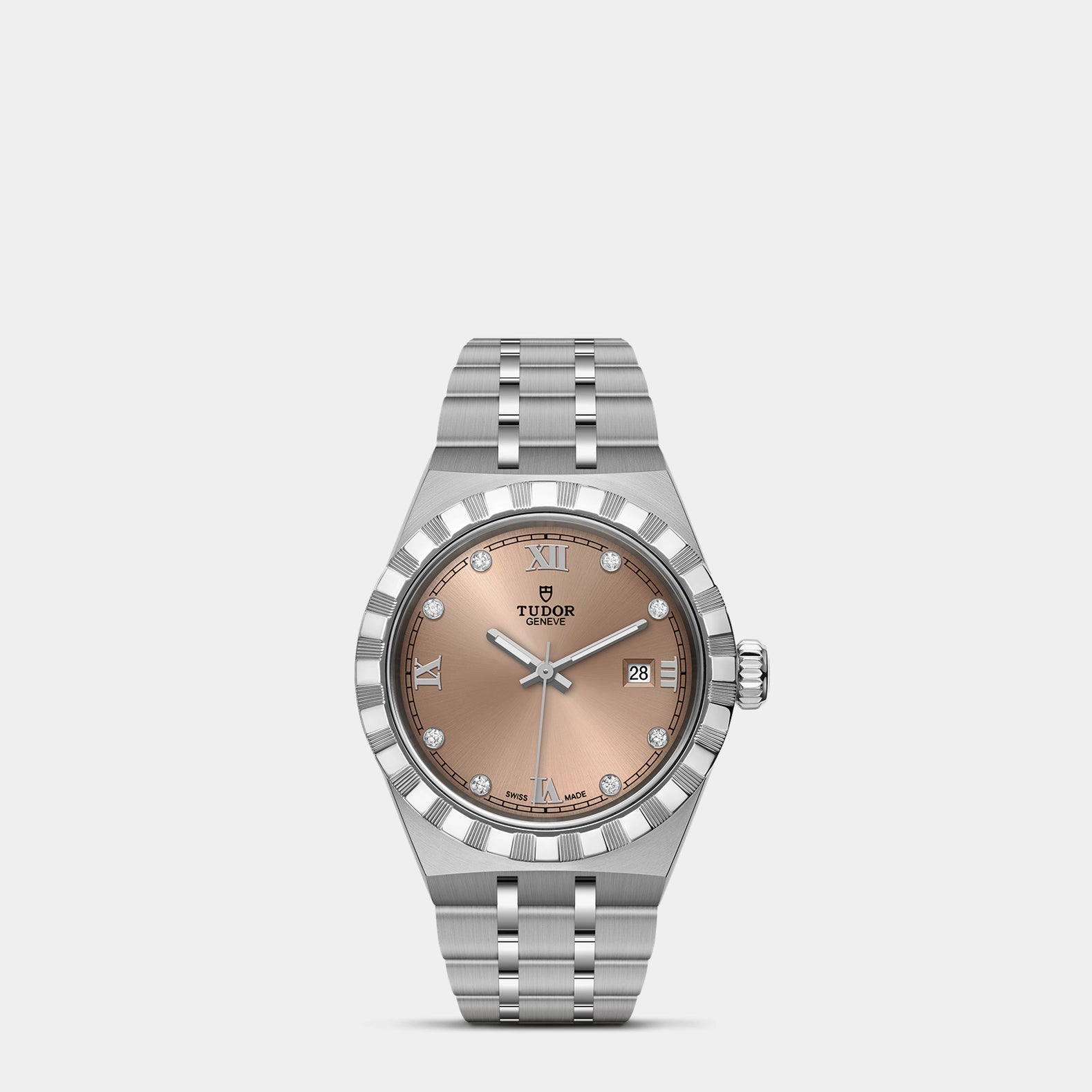 TUDOR Royal 28mm - Salmon Diamond Dial