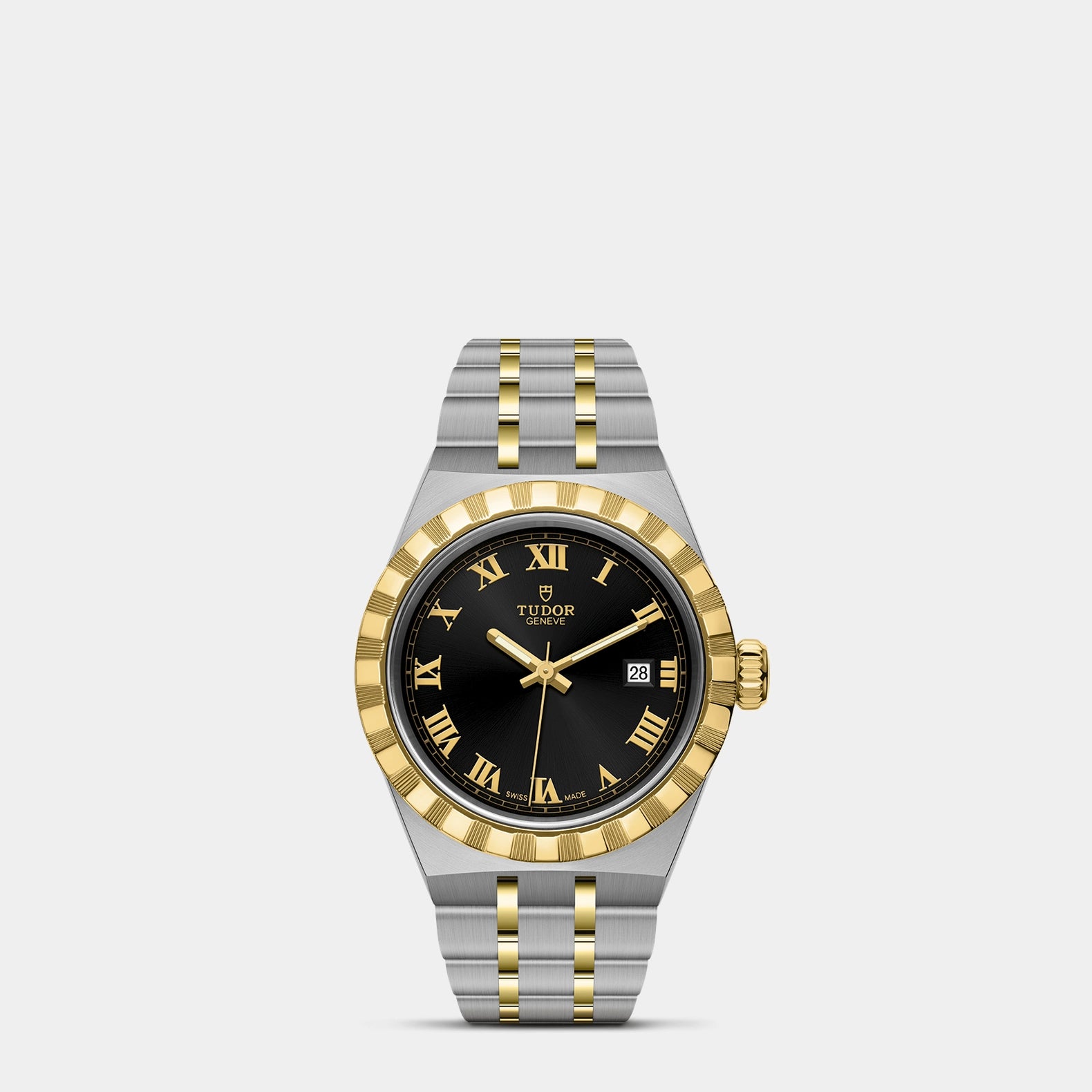 TUDOR Royal Two-Tone 28mm - Black Dial