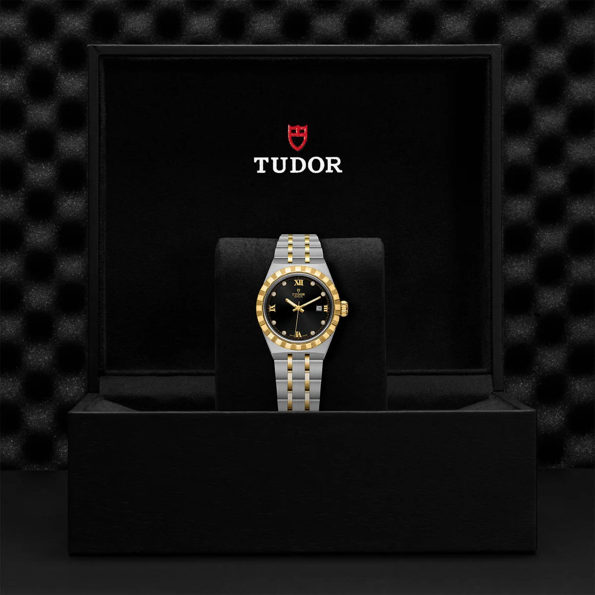 TUDOR Royal Two-Tone 28mm - Black Diamond Dial