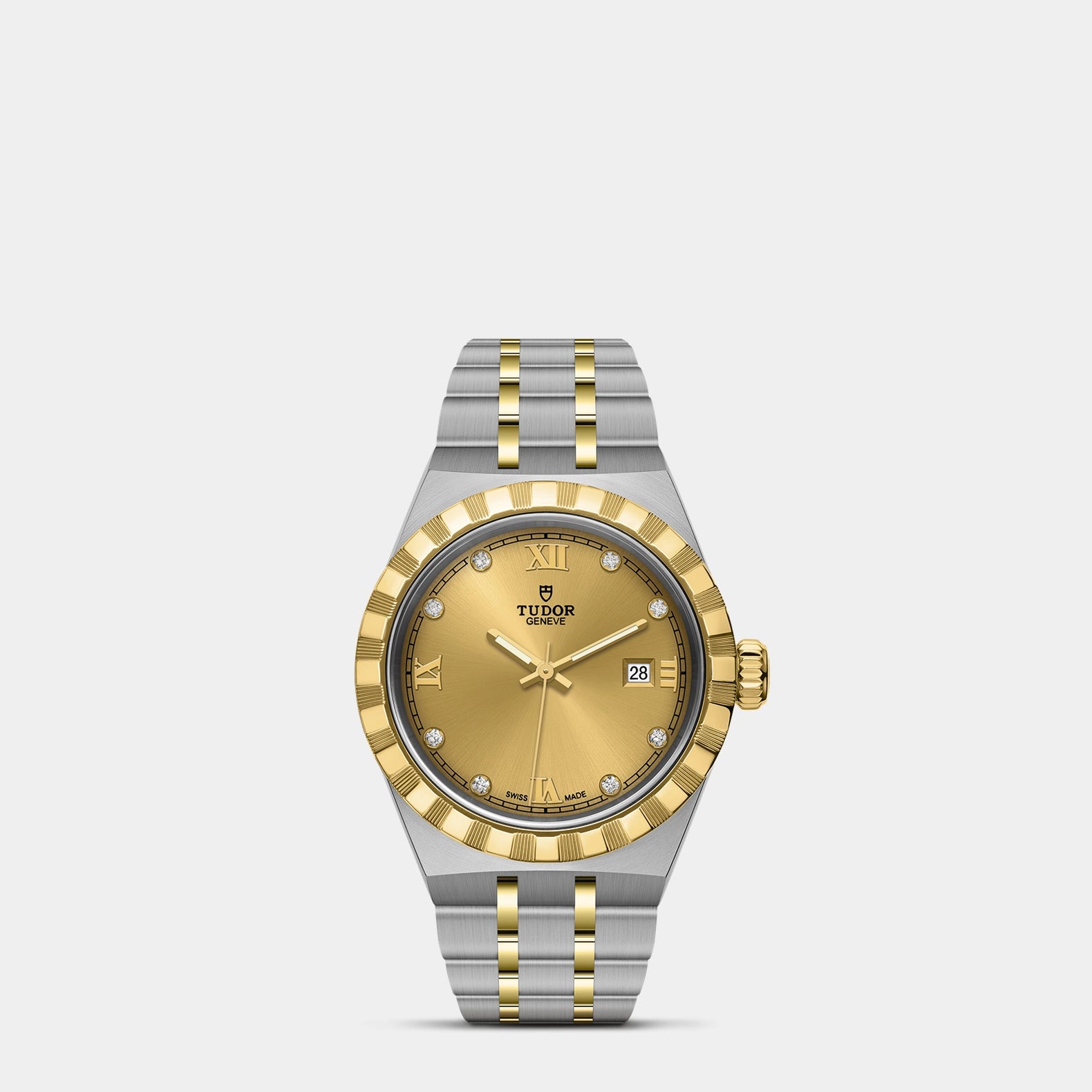 TUDOR Royal Two-Tone 28mm - Gold Diamond Dial