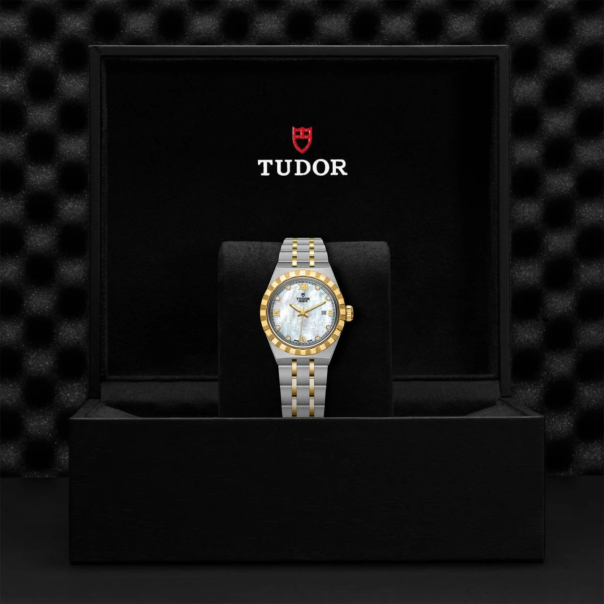 TUDOR Royal Two-Tone 28mm - Mother of Pearl Diamond Dial