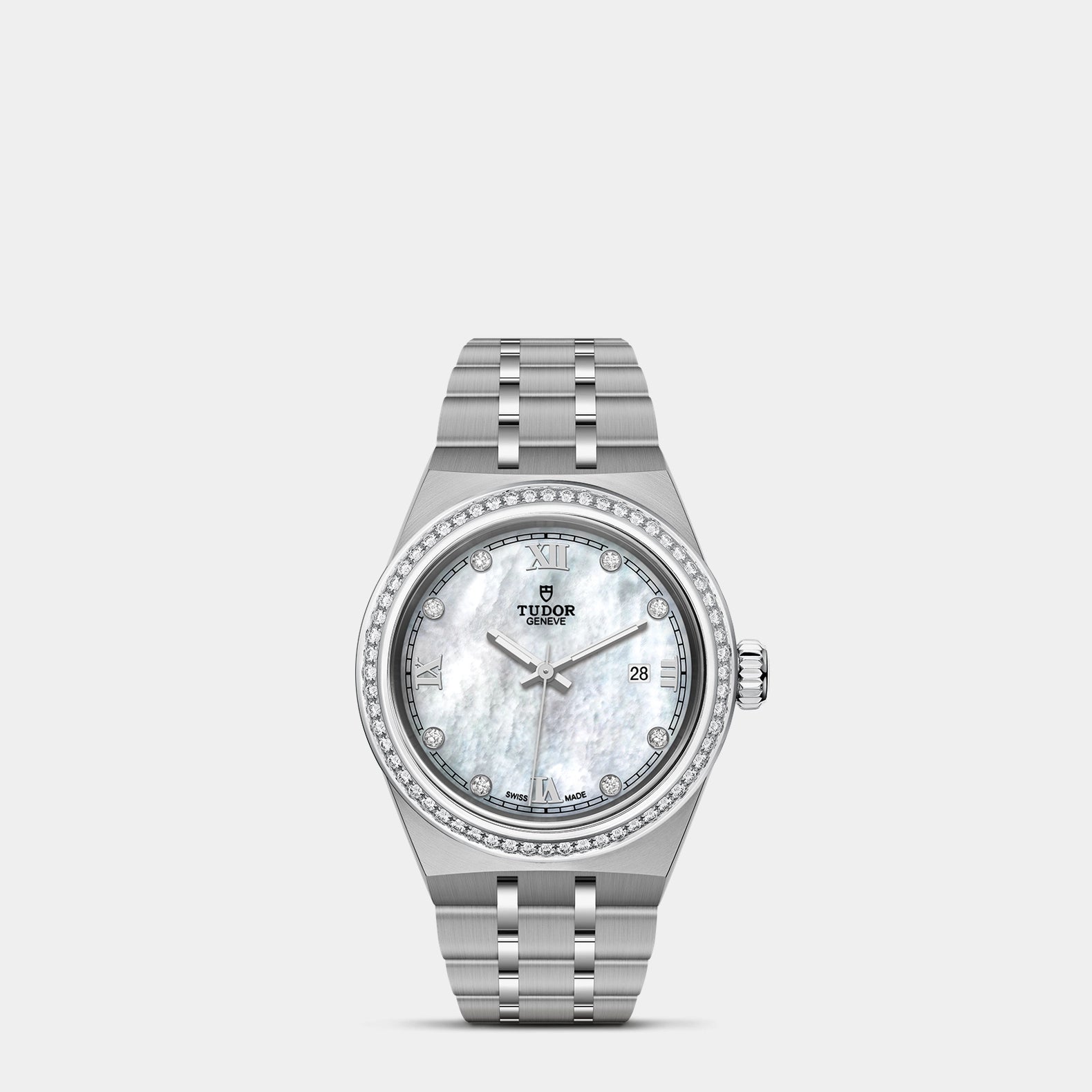 TUDOR Royal 28mm - Mother of Pearl Diamond Bezel