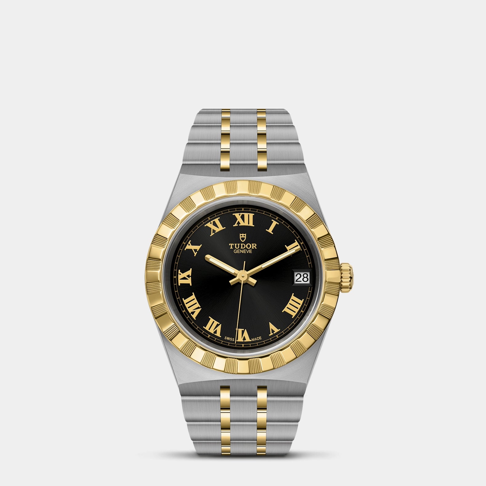 TUDOR Royal Two-Tone 34mm - Black Dial