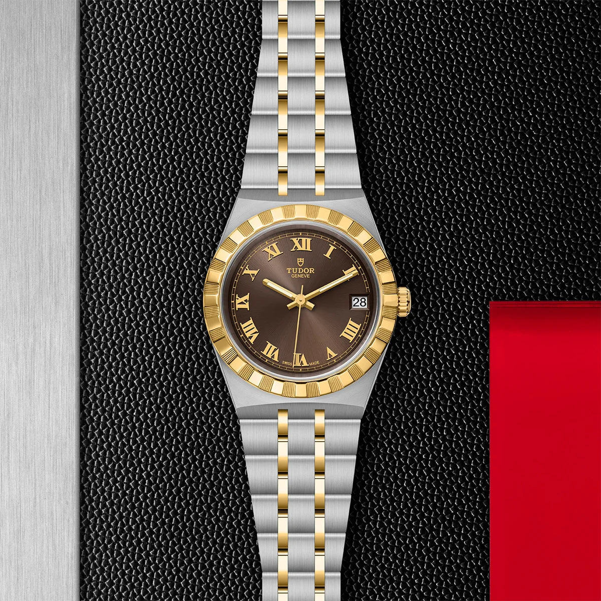 TUDOR Royal Two-Tone 34mm - Brown Dial