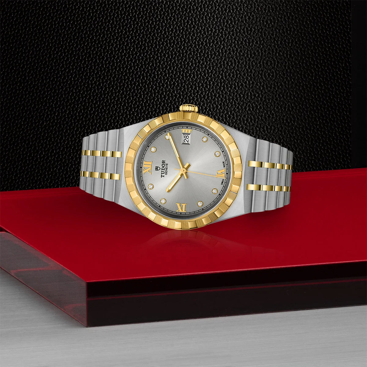 TUDOR Royal Two-Tone 38mm - Silver Diamond Dial