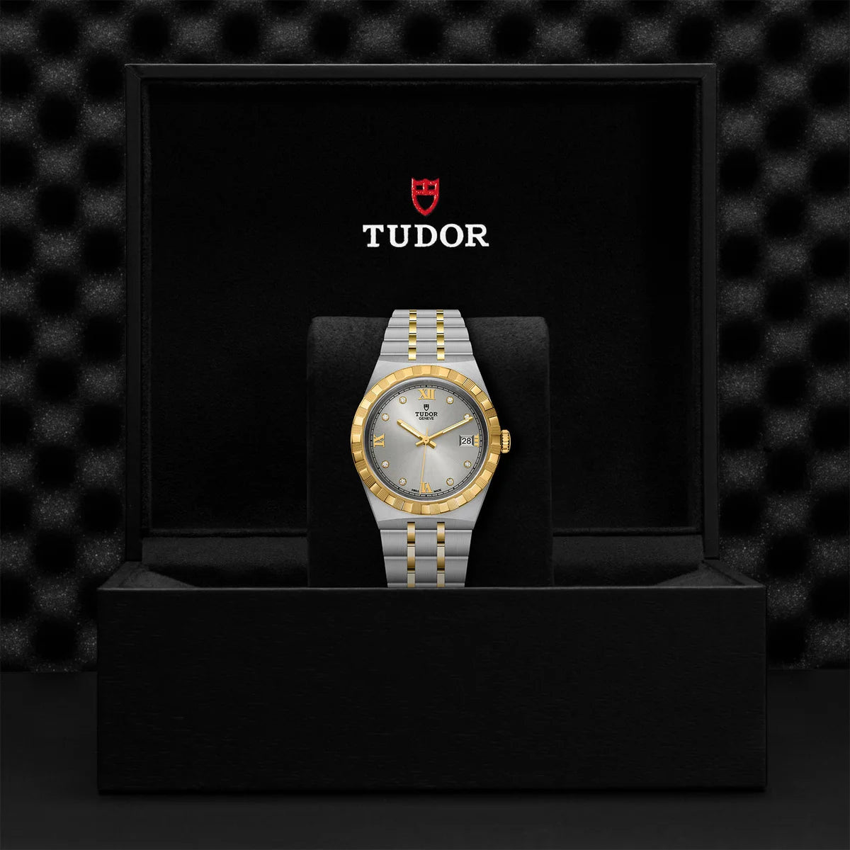TUDOR Royal Two-Tone 38mm - Silver Diamond Dial