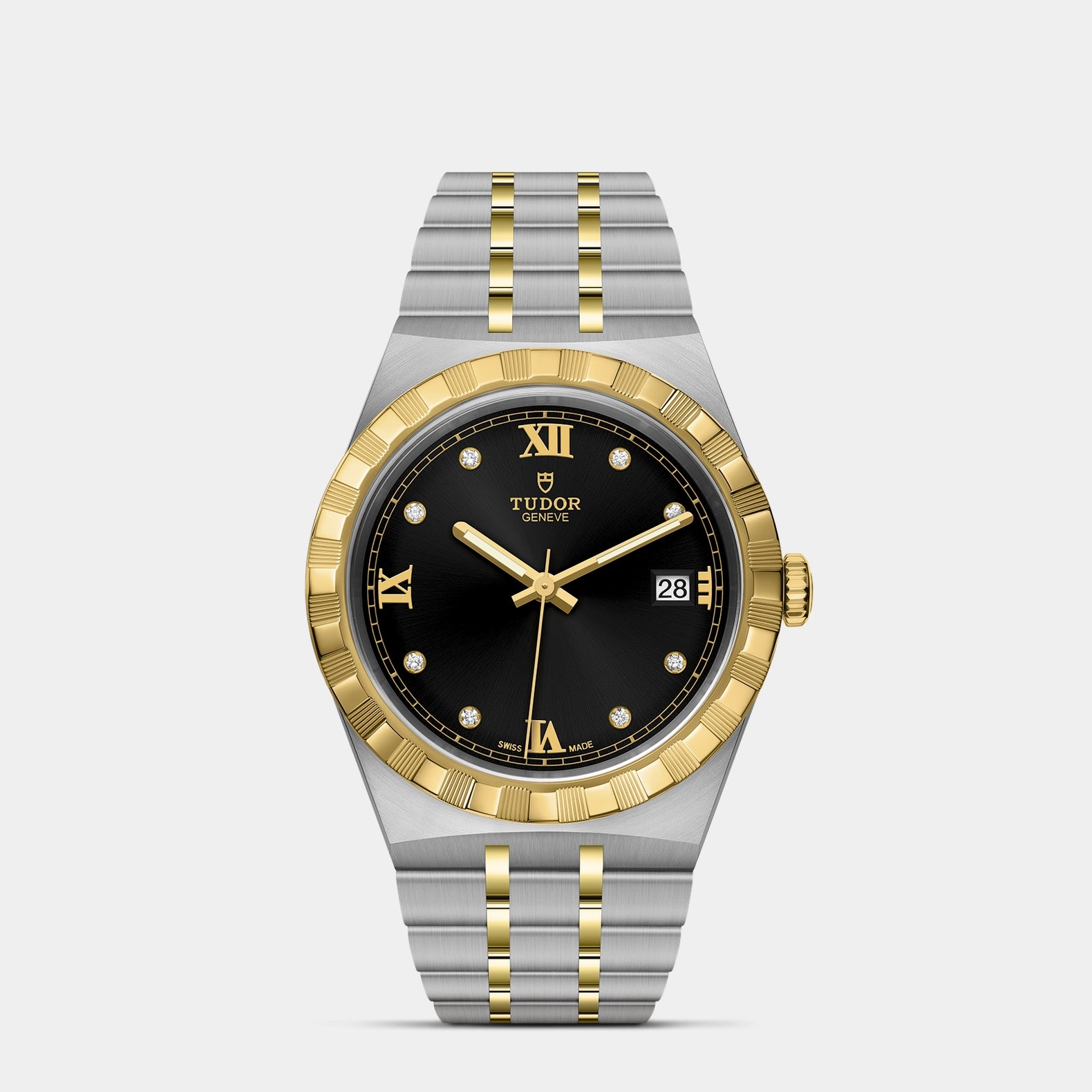 TUDOR Royal Two-Tone 38mm - Black Diamond Dial