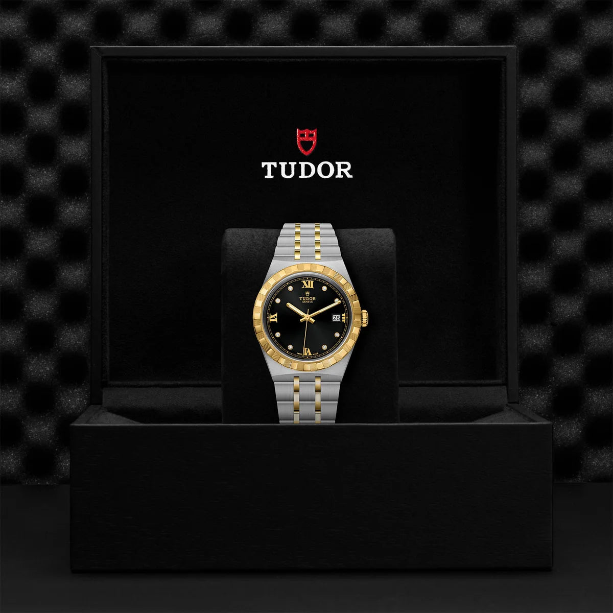TUDOR Royal Two-Tone 38mm - Black Diamond Dial