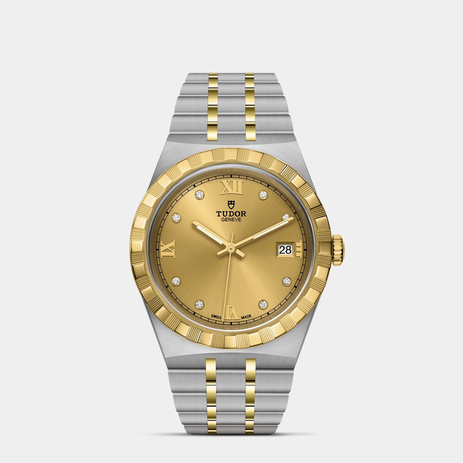 TUDOR Royal Two-Tone 38mm - Gold Diamond Dial