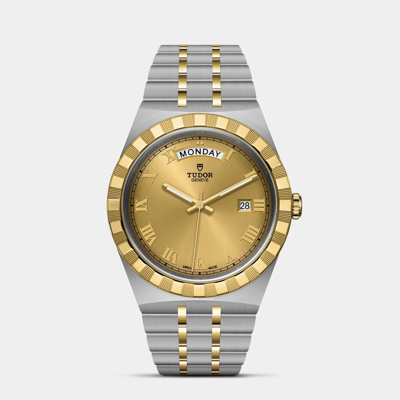 TUDOR Royal Two-Tone 41mm - Gold Dial