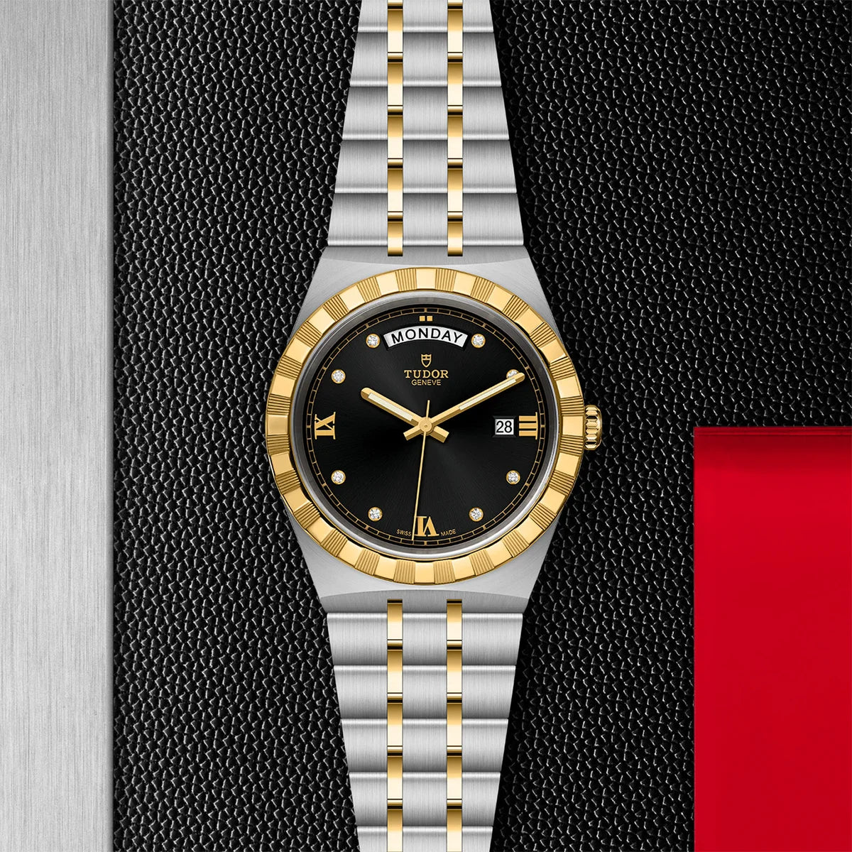 TUDOR Royal Two-Tone 41mm - Black Diamond Dial