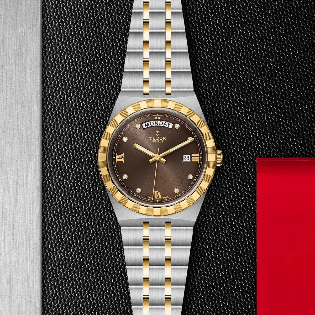 TUDOR Royal Two-Tone 41mm - Brown Diamond Dial