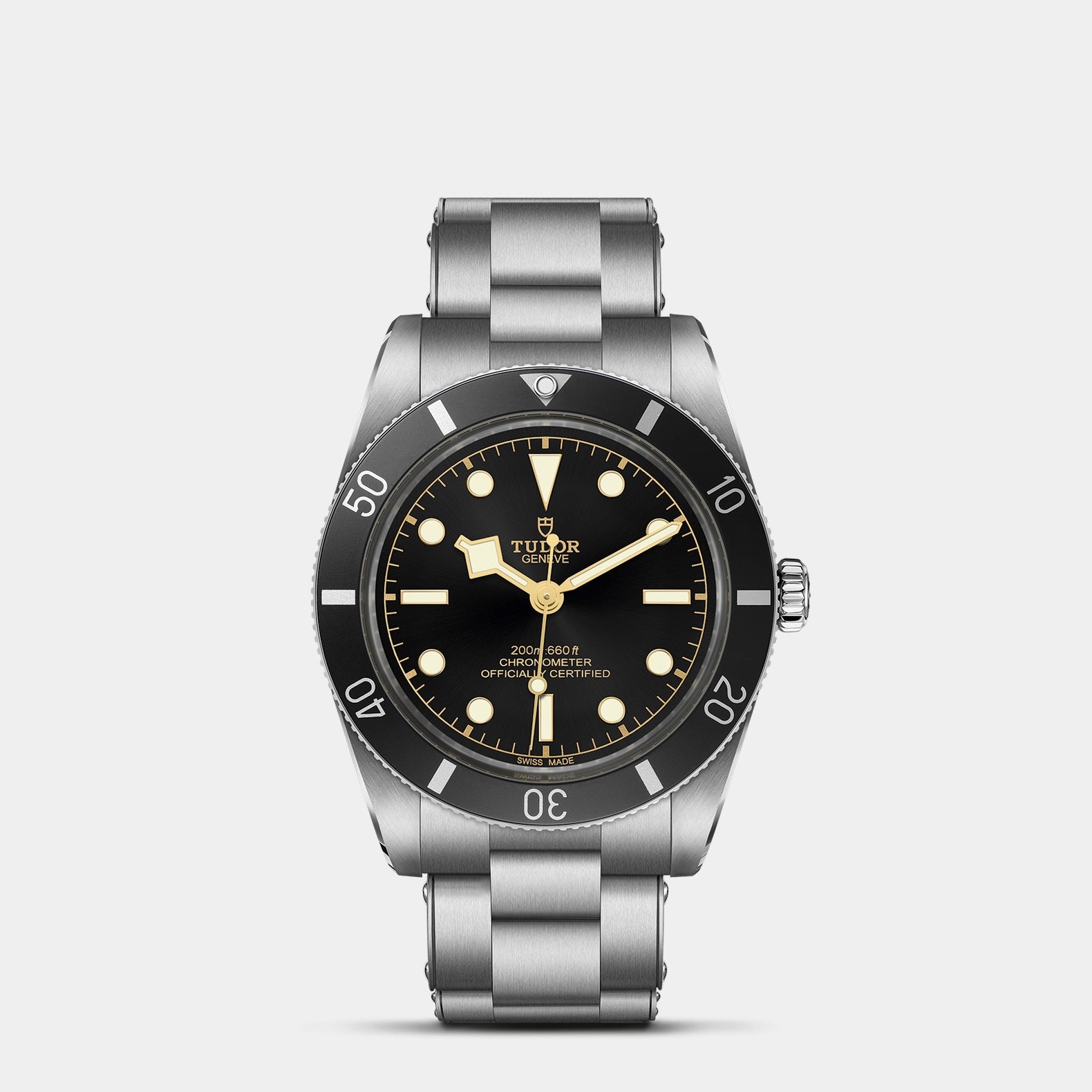 Black Bay 54 37mm - Black Dial on 3-Link Bracelet