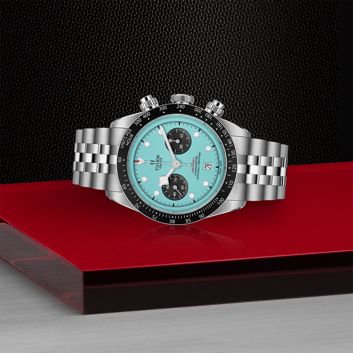 Black Bay Chrono 41mm - Flamingo Blue Dial on 5-Link Bracelet
