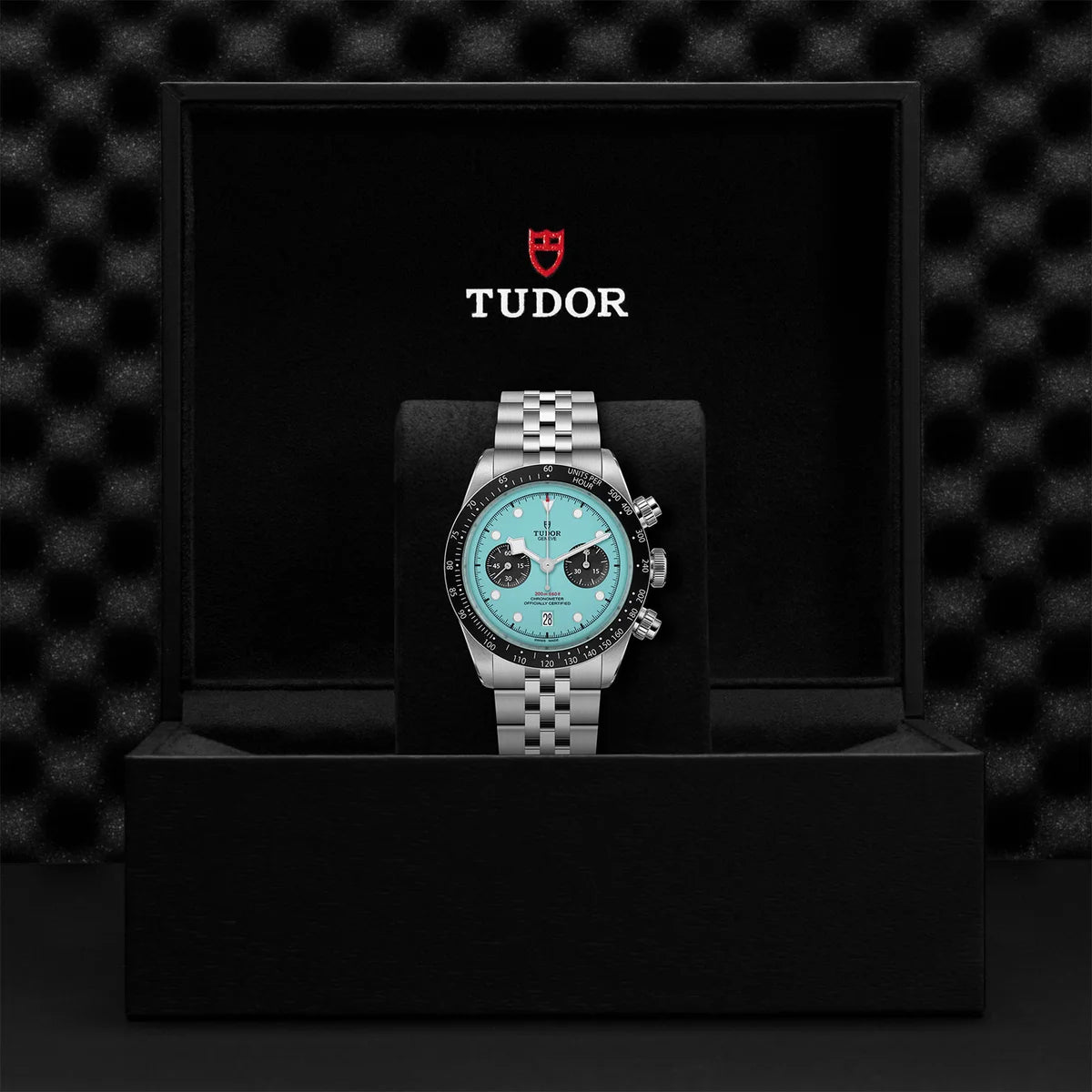 Black Bay Chrono 41mm - Flamingo Blue Dial on 5-Link Bracelet