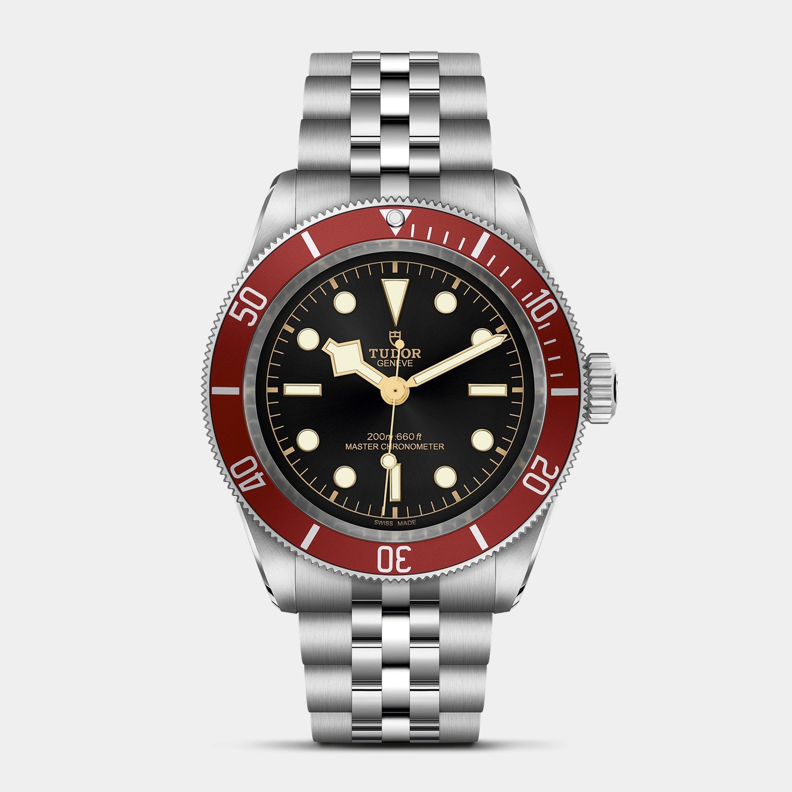 Black Bay 41mm - Red Bezel on 5-Link Bracelet