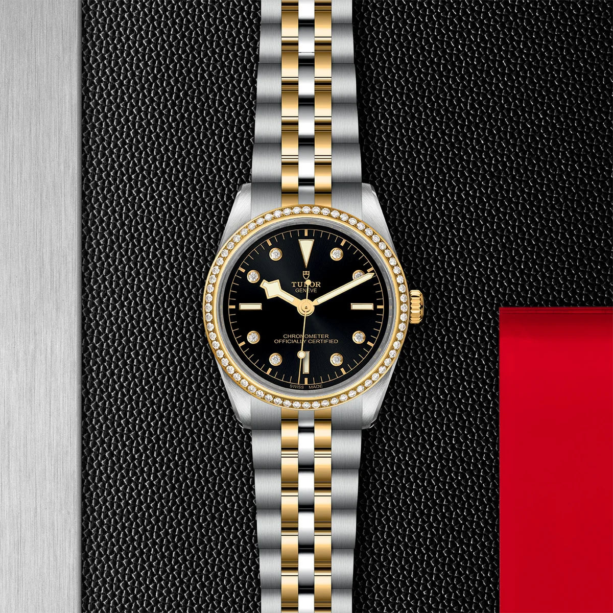 Black Bay One S&G 36mm - Black Dial Diamond Bezel on 5-Link Bracelet