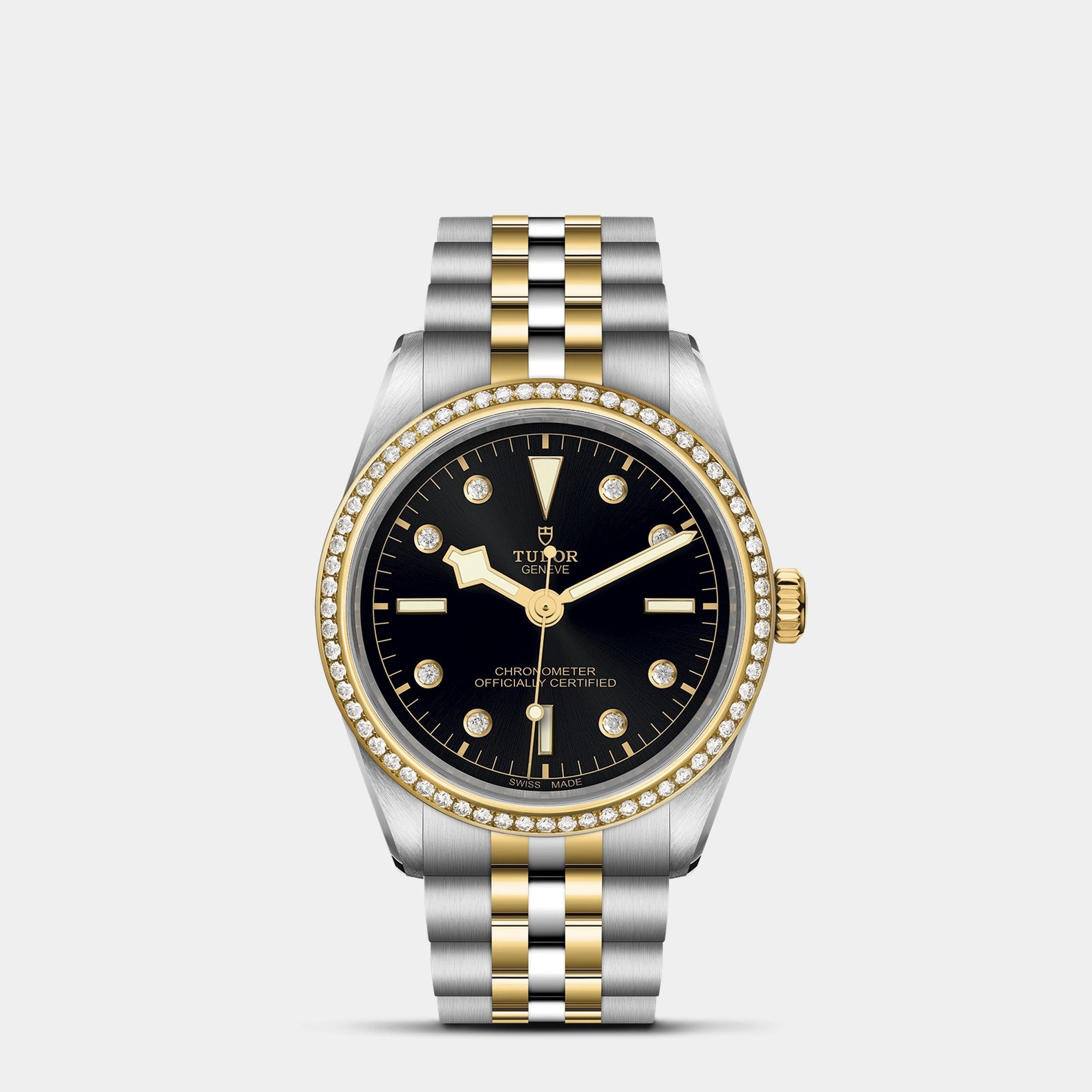 Black Bay One S&G 36mm - Black Dial Diamond Bezel on 5-Link Bracelet