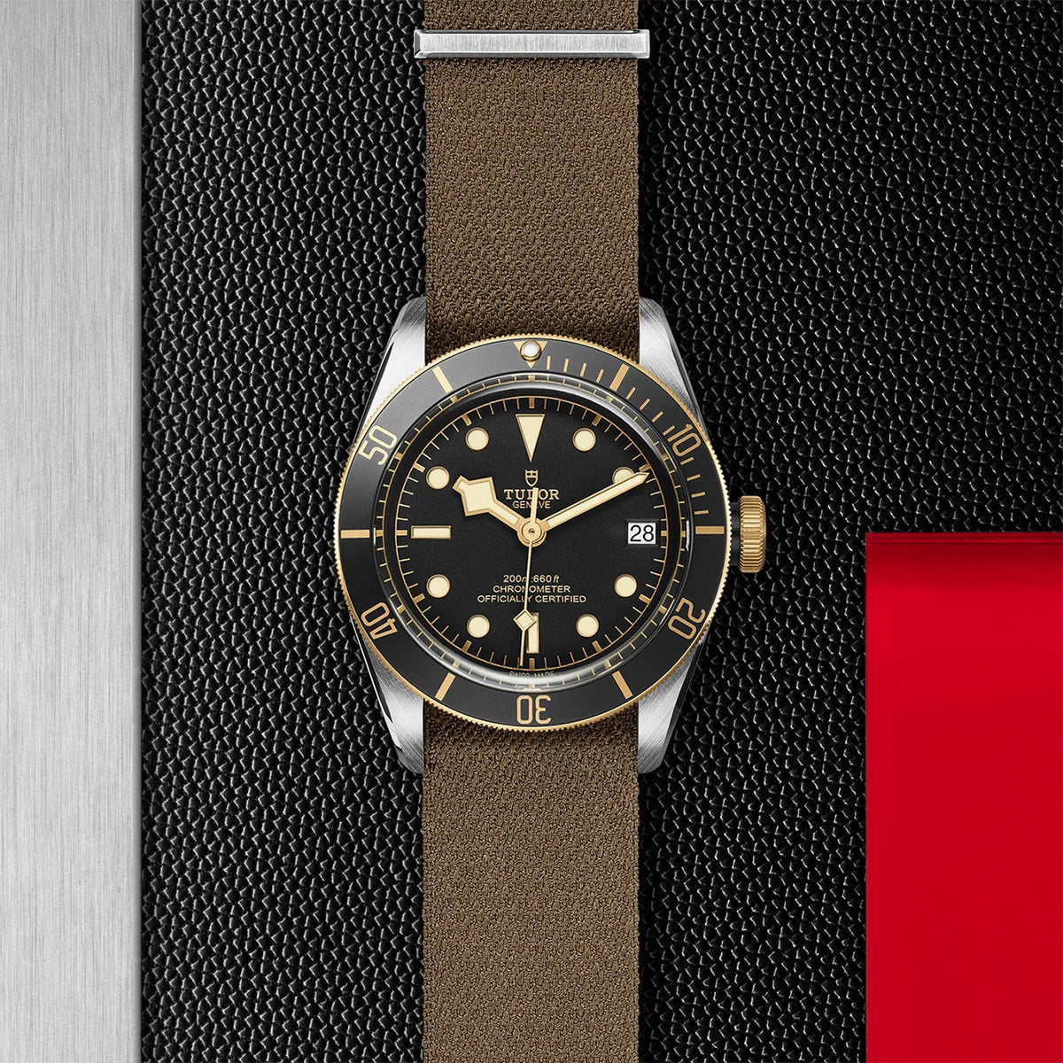 Black Bay S&G 41mm - Black Dial on Fabric Strap
