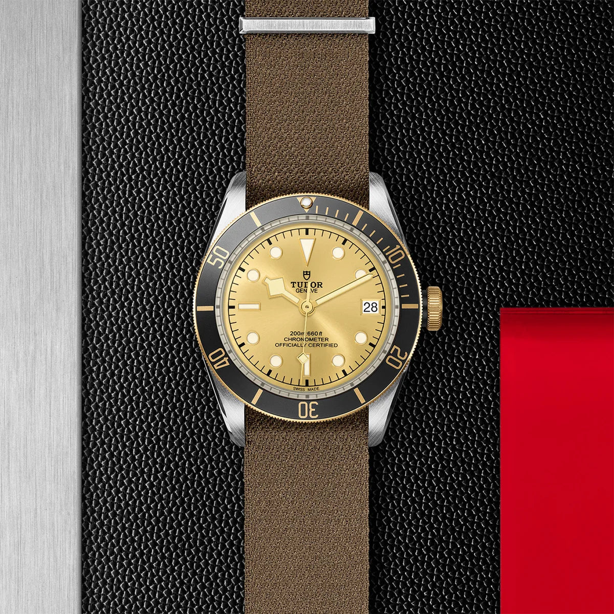 Black Bay S&G 41mm - Gold Dial on Fabric Strap