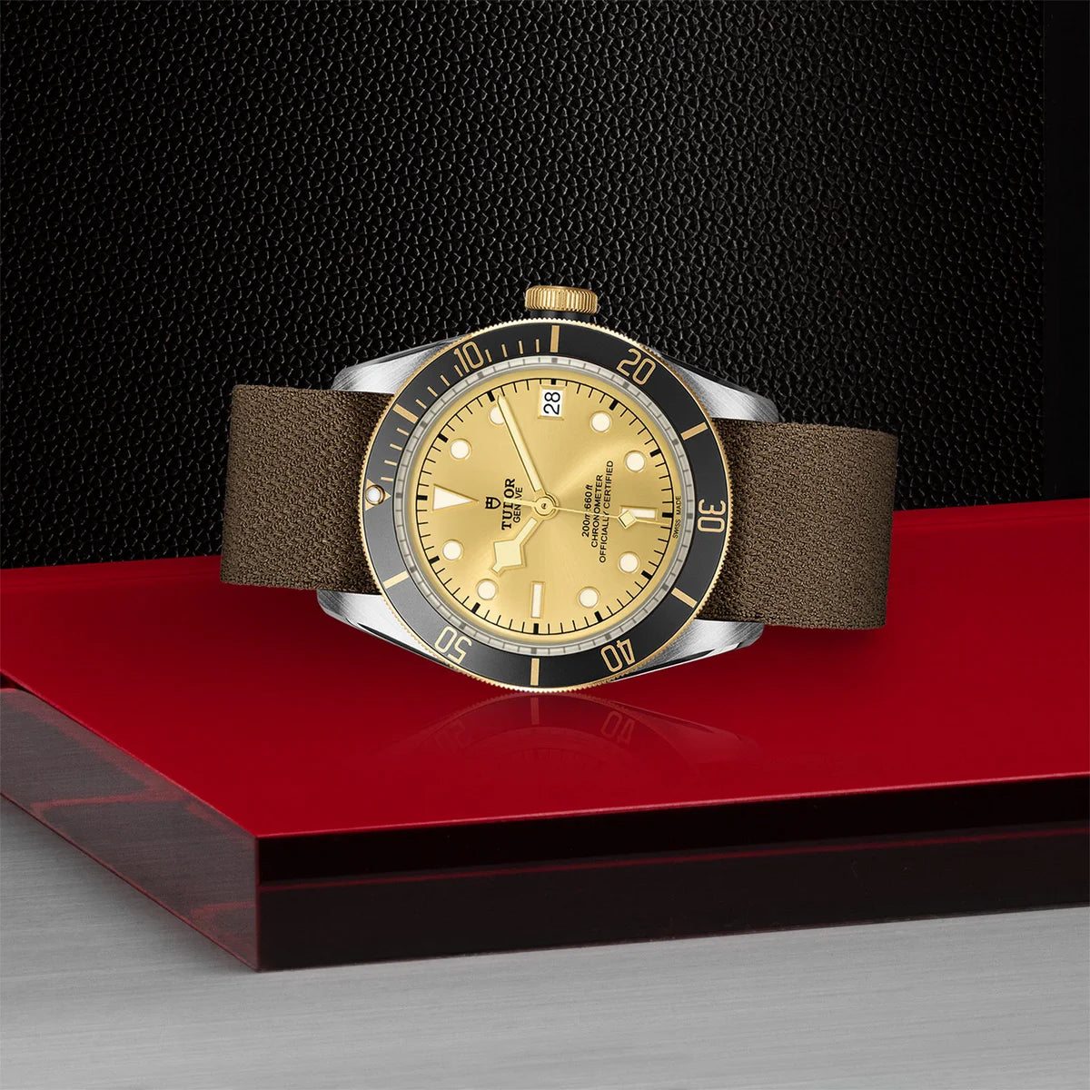 Black Bay S&G 41mm - Gold Dial on Fabric Strap