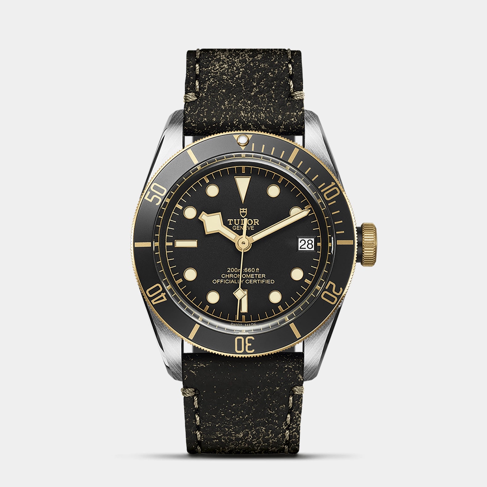 Black Bay S&G 41mm - Black Dial on Leather Strap