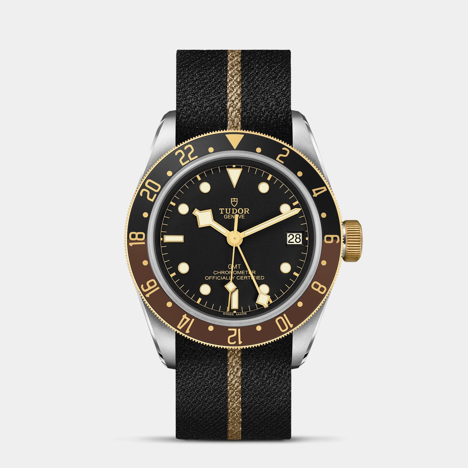 Black Bay GMT S&G 41mm - Black Dial on Fabric Strap