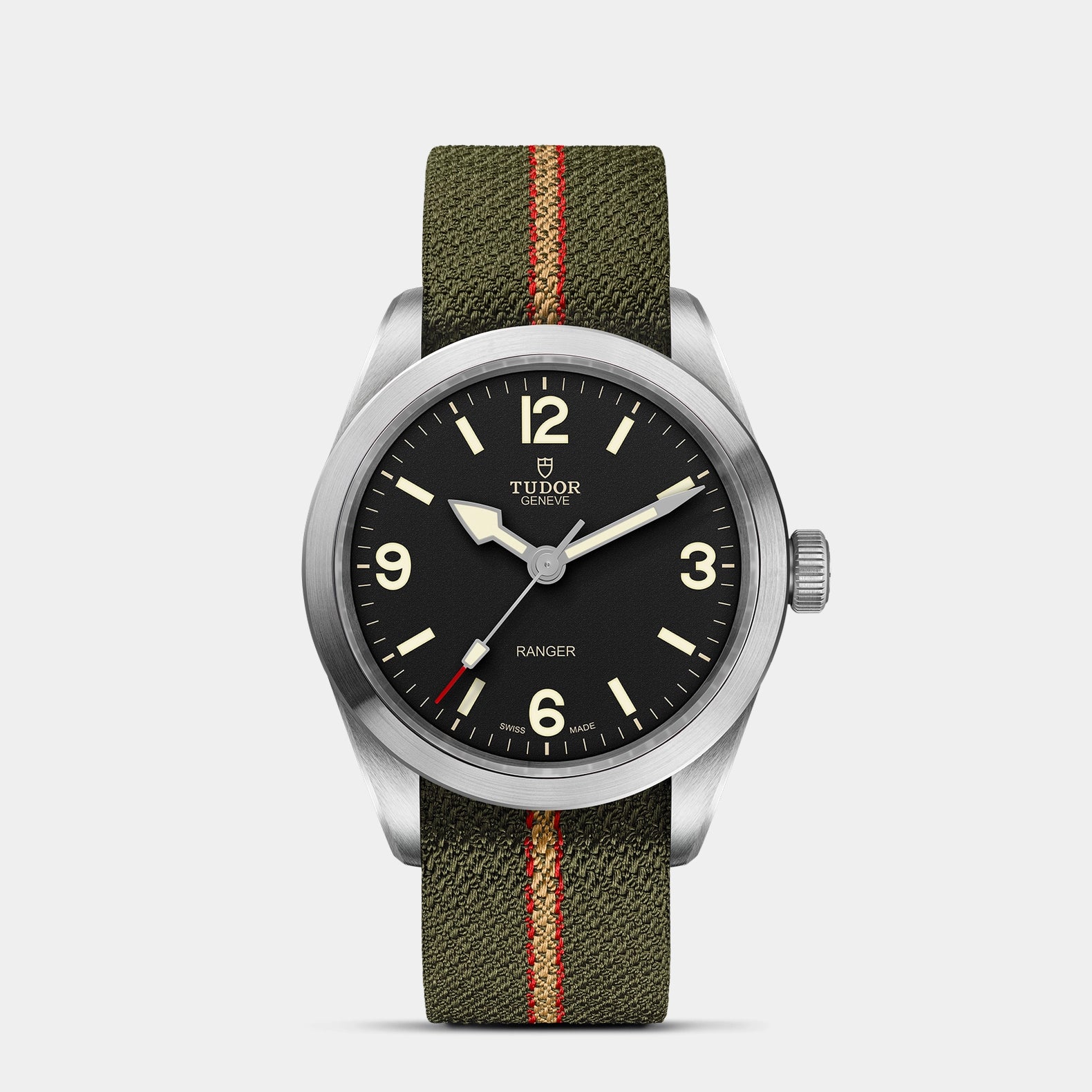 Ranger 39mm - Black Dial on Fabric Strap