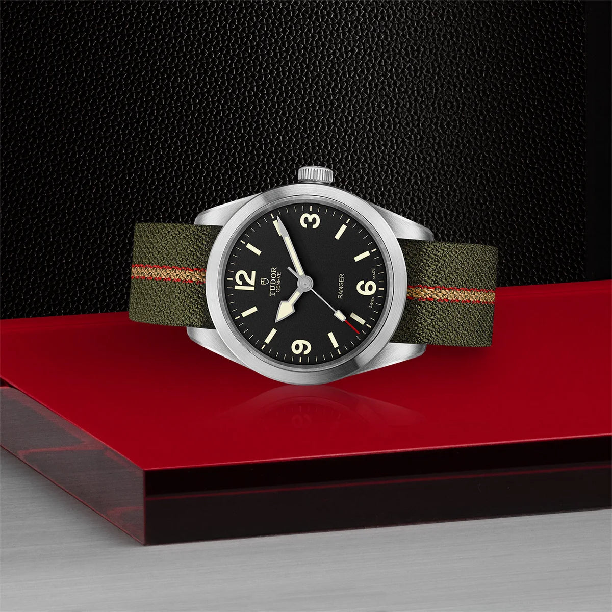 Ranger 39mm - Black Dial on Fabric Strap