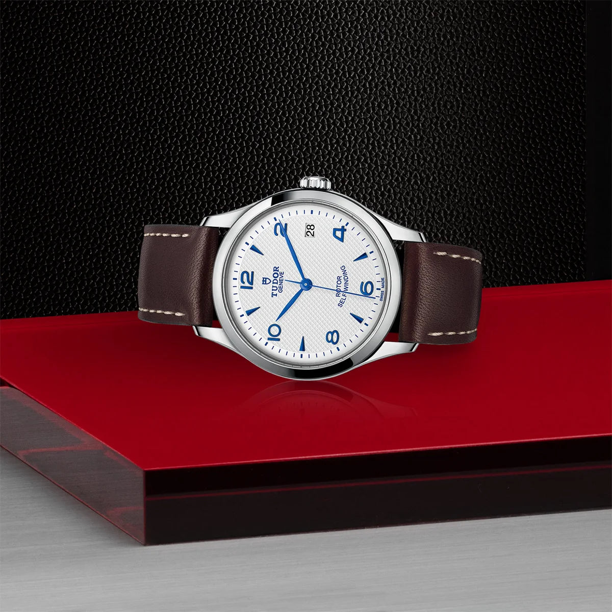 1926 36mm - Opaline Dial on Leather Strap