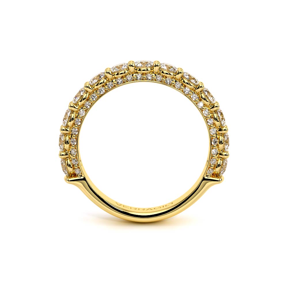 Classic Diamond Wedding Ring 18k Yellow Gold - CTR-0489
