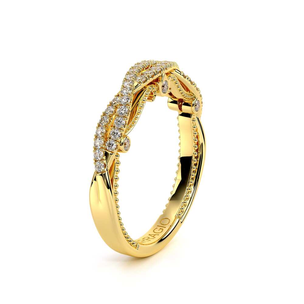 Vintage Diamond Accent Wedding Ring 14k Yellow Gold - INS-7060