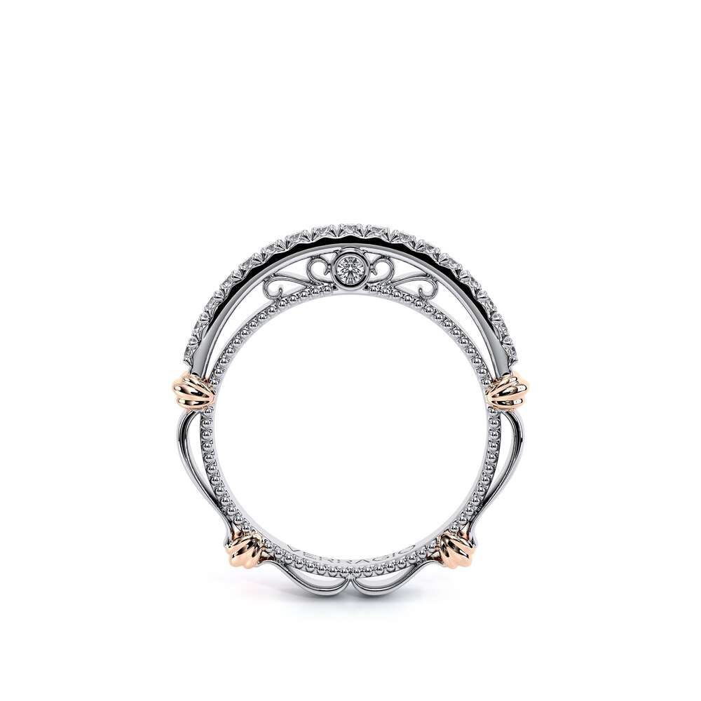 Vintage Lace Diamond Wedding Ring 18k White Gold - PR-122