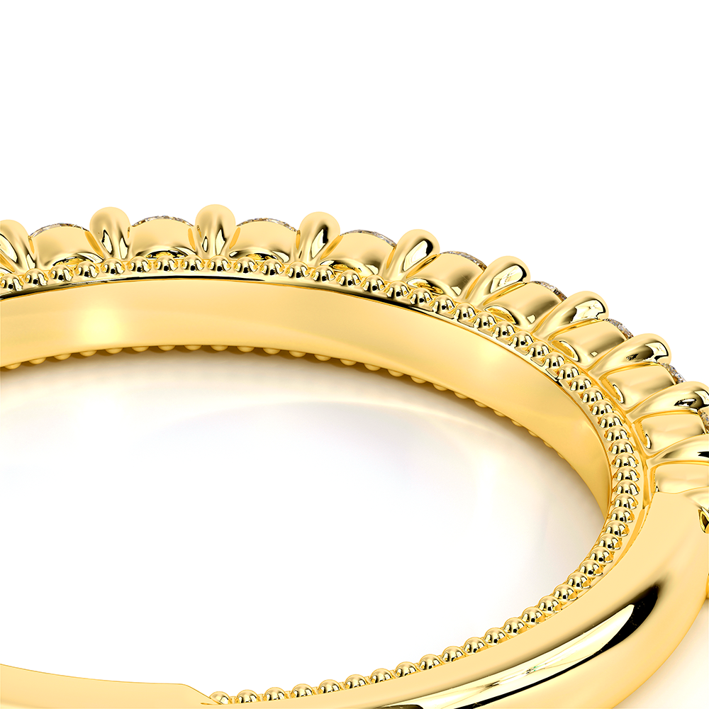 Diamond Wedding Ring 18k Yellow Gold - VEN-5084