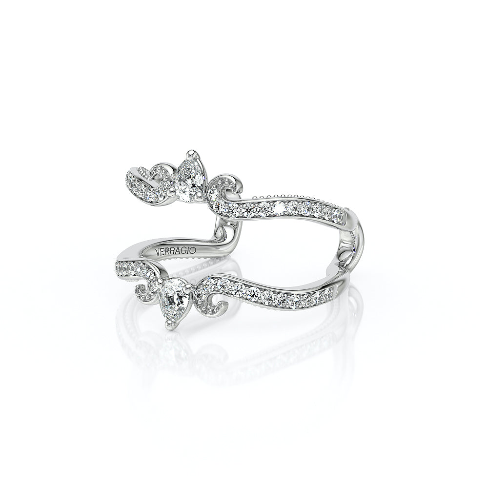 Diamond Wedding Ring Embellisher 14k White Gold - VNG-2040