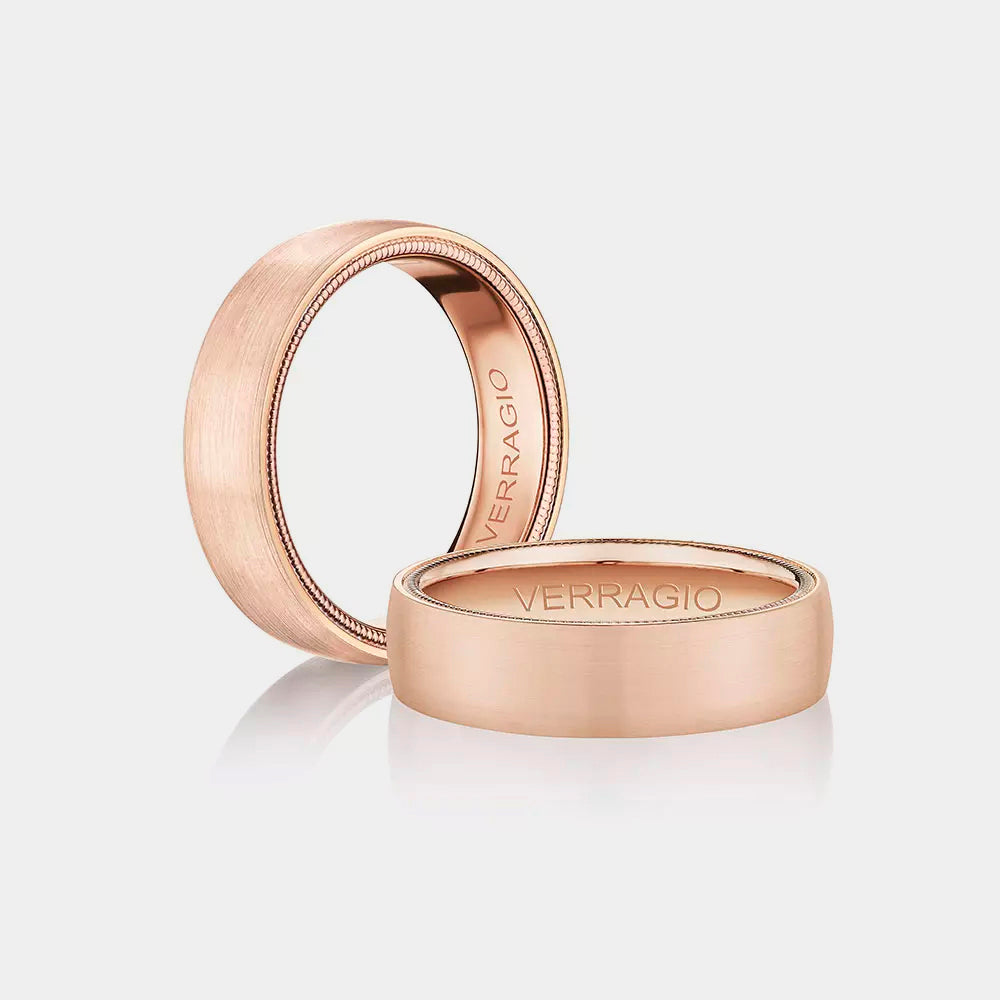 Classic Wedding Ring 18k Rose Gold - VW-6024