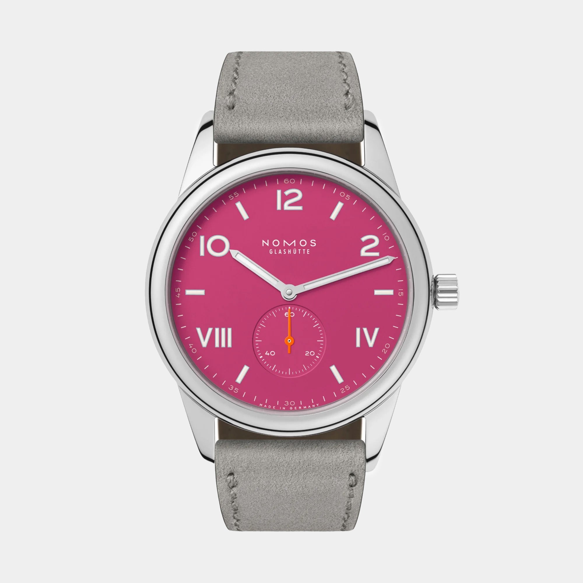Club Campus 38mm - Deep Pink Dial on Strap
