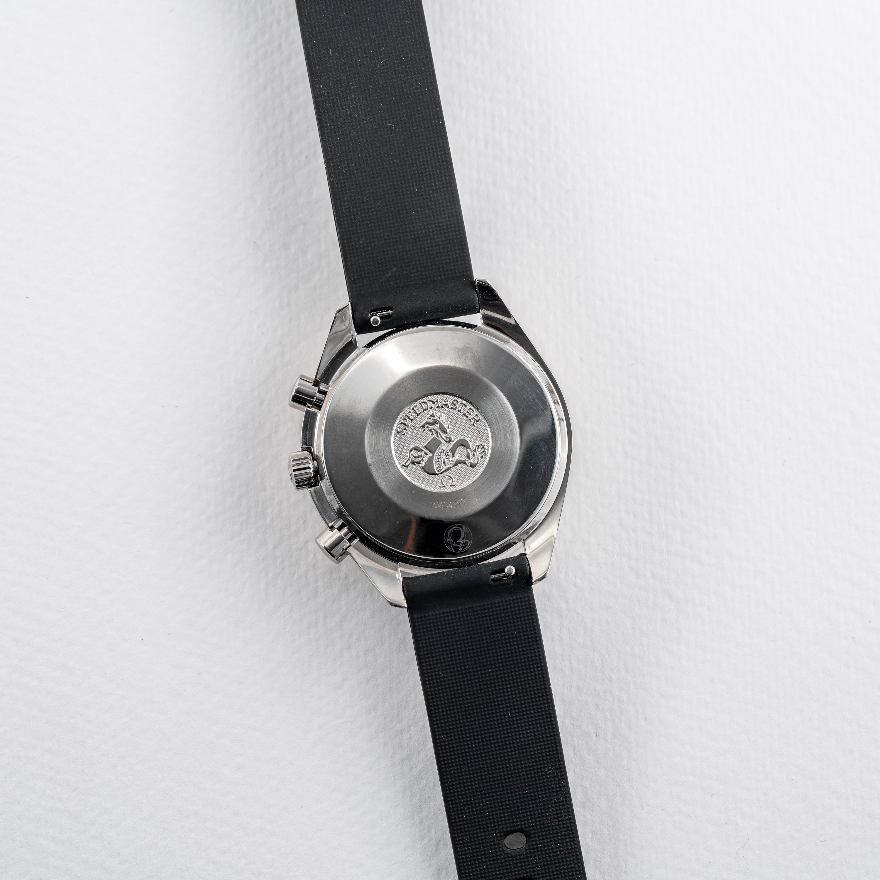 OMEGA Speedmaster Reduced 39mm - Black Dial on Rubber Strap - 3539.50.00