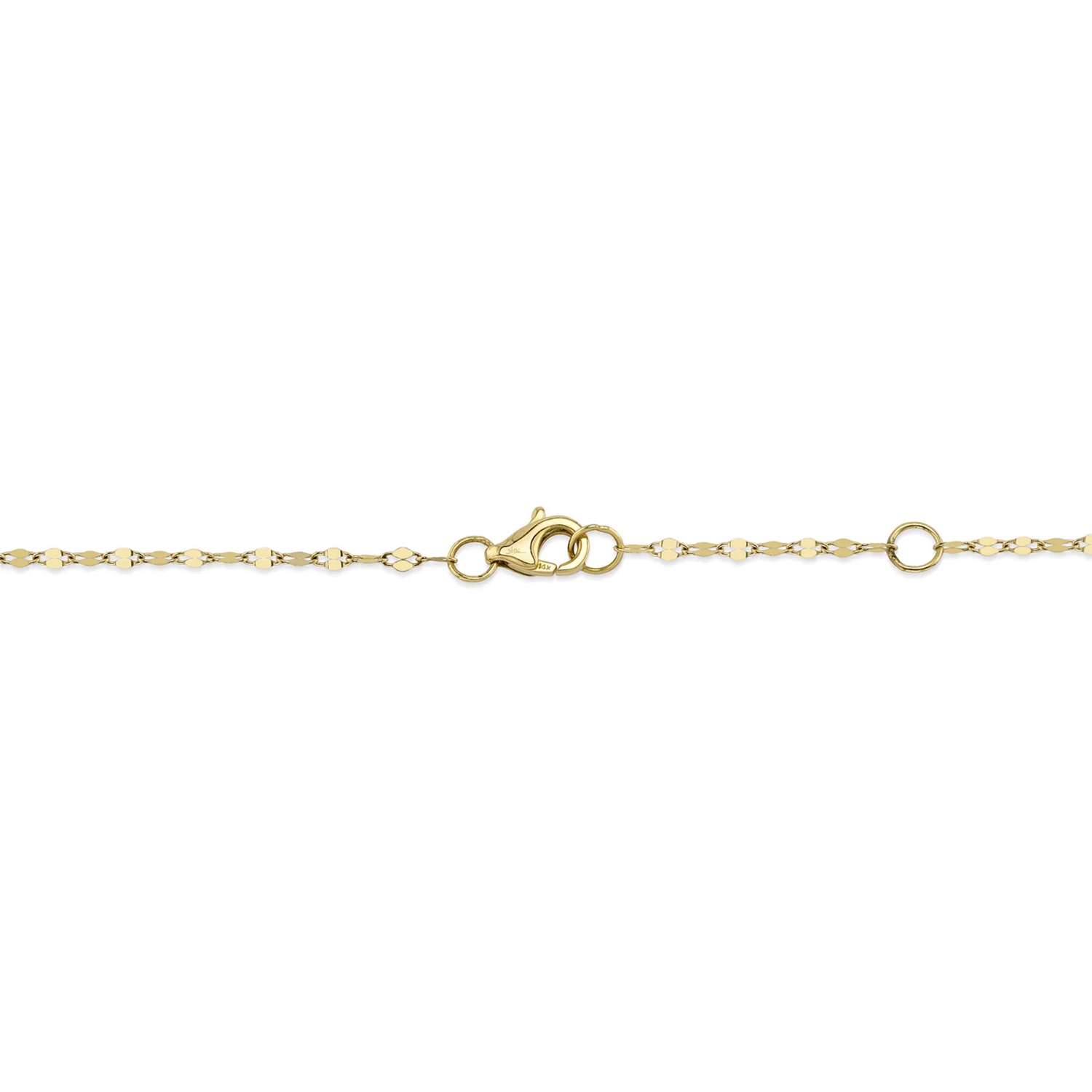 Bailey Diamond By The Yard Yellow Gold Necklace