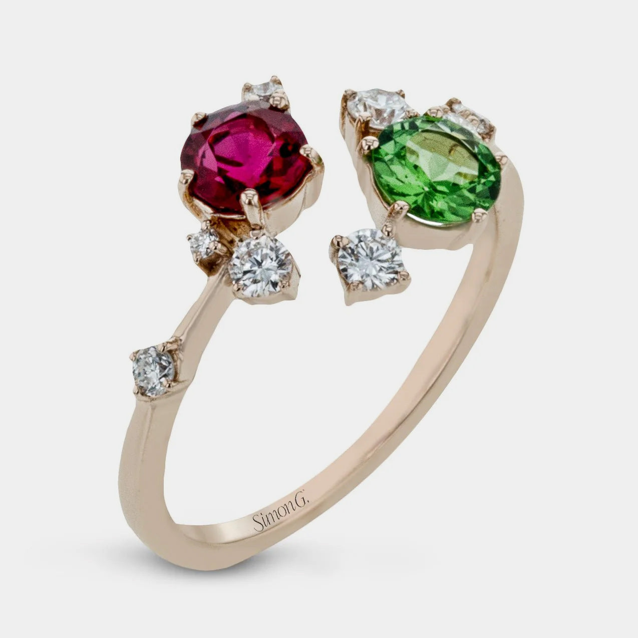 color ring rose gold