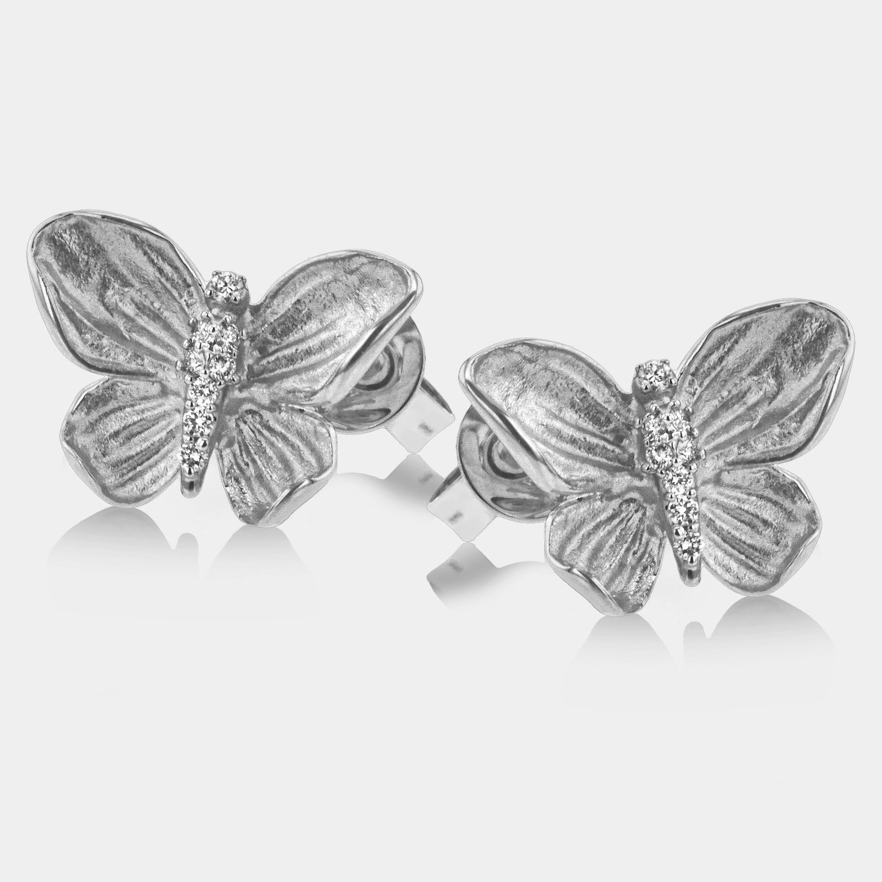Monarch Butterfly Stud Earrings