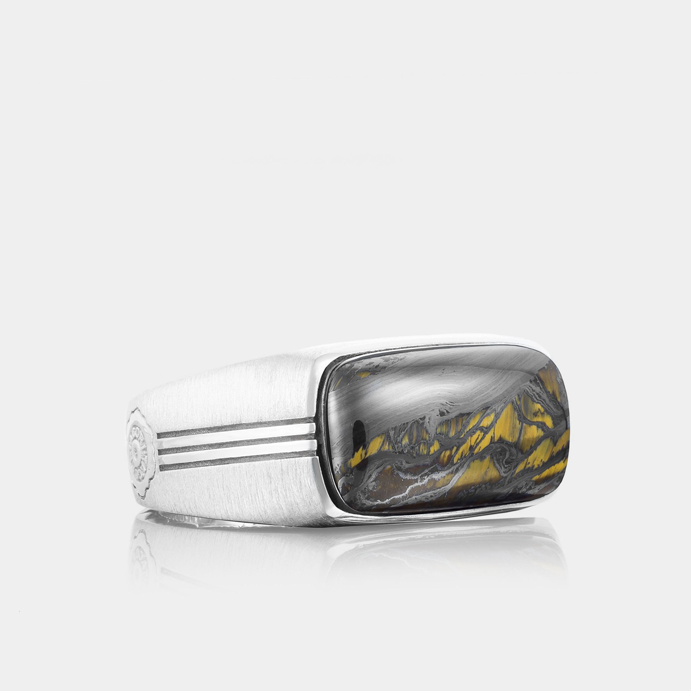 TACORI | Men's Tiger Iron Ring | Sterling Silver