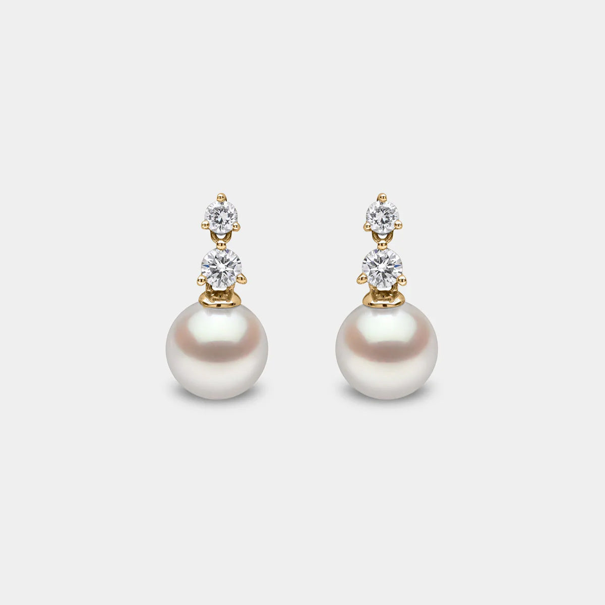 diamond and pearl earrings