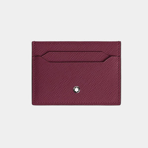 Sartorial Burgundy Red Card Holder