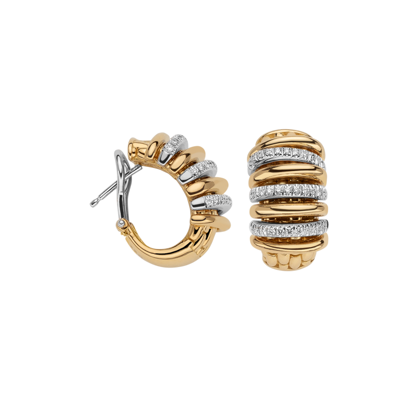 hoop earrings with diamonds