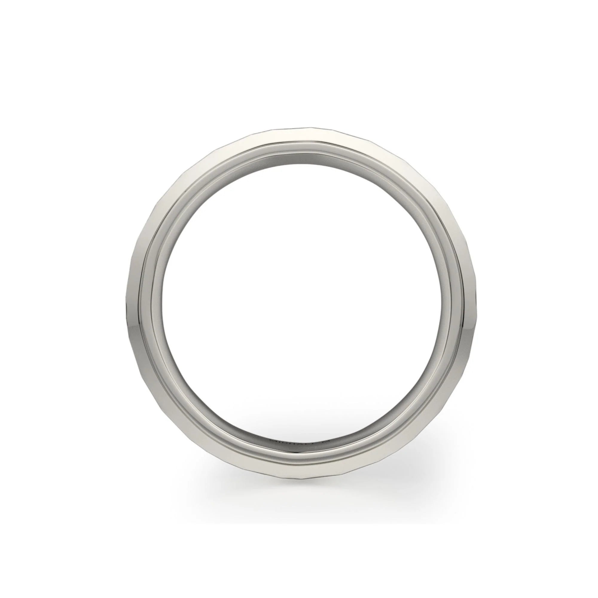 Hammered Wedding Ring Platinum – MB114